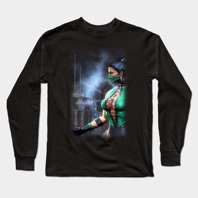 Jade Mortal Kombat Secret Characters - Poster,sticker and more. Long Sleeve T-Shirt by Semenov